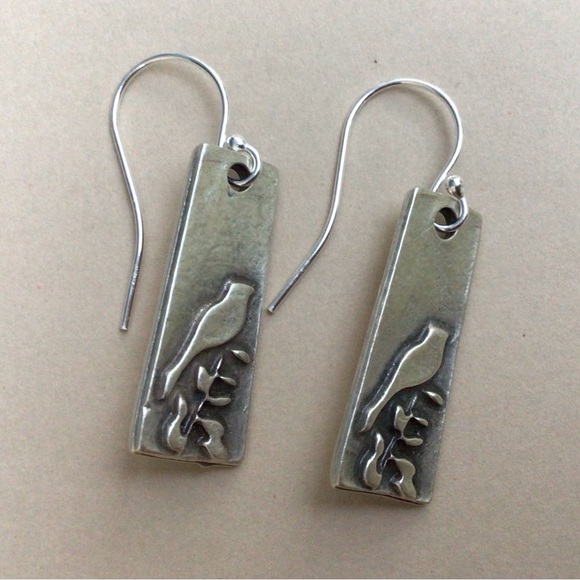 Sundance charm Earrings bird on branch - Picture 4 of 12